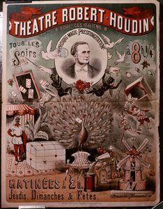 Theater Robert Houdin Plakat, ca. 1860-75 von Unknown artist