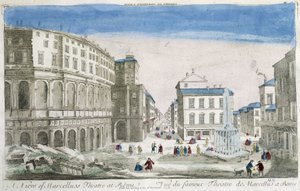 Theater des Marcellus in Rom - Optische Ansicht von Unknown artist