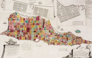 Tilforladelig Kort over Eglandet St. Croix udi America, Kopenhagen, 1754 von Unknown artist