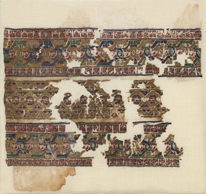 Tiraz mit Guilloche-Bändern