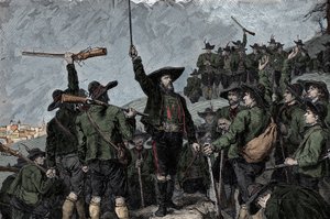 Tiroler Patriot Andreas Hofer (1767-1810) - Aufstand von Tirol (Tiroler) 1809: Der Tiroler Patriot Andreas Hofer von Unknown artist