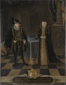 Porträt von Ulrich III. (1527-1603), Herzog von Mecklenburg und Elisabeth von Dänemark (1524-1586), Herzogin von Mecklenburg