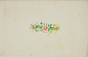 Unbetiteltes Valentinsmotiv (Blumen) von Unknown artist
