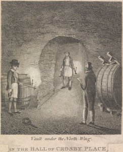 Gewölbe unter dem Nordflügel in der Halle von Crosby Place; Seite 81 (Band Eins) von Unknown artist