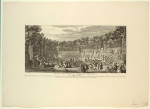 Versailles, Hain des Gartens, der Ballsaal von Unknown artist
