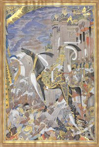 Siegreiche Armee betritt die Stadt nach der Belagerung von Unknown artist