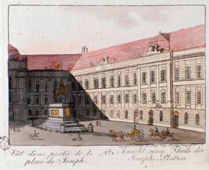 Ansicht des Josephsplatzes in Wien