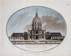 Ansicht des Hôtel Royal des Invalides - Gravur