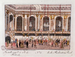 Ansicht des Kaiserlichen und Königlichen Redoutensaals in Wien von Unknown artist
