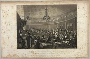 Ansicht des Senats der Vereinigten Staaten in Sitzung von Unknown artist