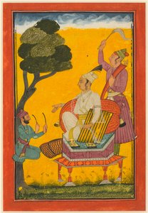 Vivaca Ragaputra, ein Blatt aus der Ragamala-Serie