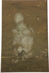 Weiße Henne und Küken von Unknown artist