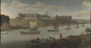 Schloss Windsor vom Buckinghamshire-Ufer von Unknown artist