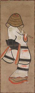 Frau als wandernder Mönch: Onna Komuso (Otsu-e)