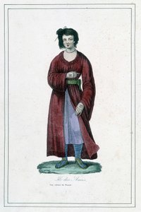 Frau von der Insel der Freunde - in „Album des voyages“
