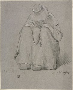 Frau mit Rosenkranz
