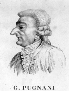 Porträt von Gaetano Pugnani. Italienischer Geiger und Komponist (geboren in Turin)