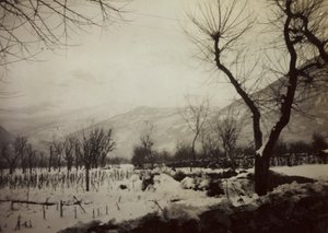 Album "Harriet Louise Self": ein Blick auf das Tal der Brenta mit Schnee