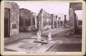 Casa di Cornelio Rufo in Pompeji, ca. 1880 von Unknown photographer