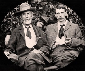 Edward Carpenter und sein Partner George Merrill, ca. 1900 (s/w Foto)