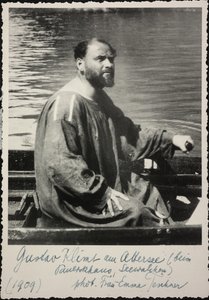 Gustav Klimt im Ruderboot