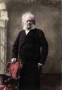 HENRIK IBSEN (1828-1906) norwegischer Dichter und Dramatiker - Porträt von Henrik (Henri) Johan Ibsen (1828-1906), norwegischer Dramatiker