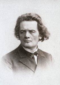 Halbporträt des berühmten russischen Pianisten und Komponisten Anton Grigorevic Rubinstein