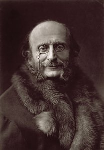 Jacques Offenbach (1819-80), deutscher Komponist (s/w Foto)