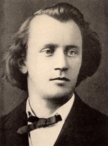 Johannes Brahms (1833-1897) deutscher Komponist, Halbton 1866