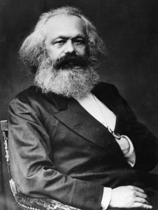 Karl Marx (1818-1893), deutscher sozialistischer Theoretiker und Revolutionär.
