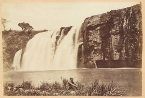 Unterer Umgeni-Wasserfall, Natal-Provinz, Südafrika, um 1882