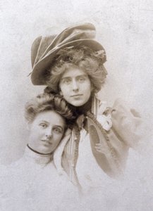 Natalie Clifford Barney und Renee Vivien, Frankreich, ca. 1900