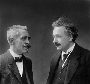 Paul Langevin und Albert Einstein