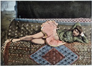 Perserin in einem Harem von Teheran