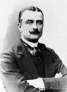 Porträt von Marquis Antoine de Mores (1858-1896), französischer Abenteurer.