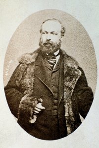 Porträt von Antonio Bazzini, italienischer Komponist und Violinist (s/w Foto) von Unknown photographer