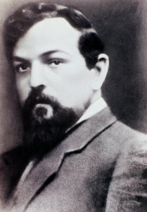 Porträt von Claude Debussy (s/w Foto) von Unknown photographer