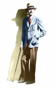 Porträt von Dashiell Hammett (1894-1961), amerikanischer Schriftsteller.