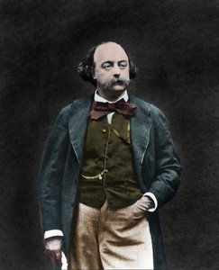 Porträt des englischen Schriftstellers Gustave Flaubert (1821-1880)