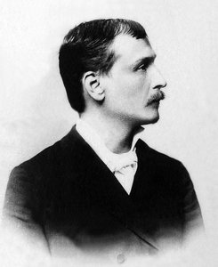 Porträt von Georges Moineau, genannt Georges Courteline (1858-1929), französischer Romanautor und Dramatiker.
