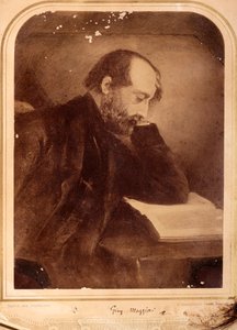 Porträt von Giuseppe Mazzini, mit Autogramm (s/w Foto)