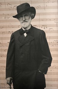 Porträt von Giuseppe Verdi (Foto) von Unknown photographer