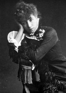 Porträt von Henriette Rosine Bernard, genannt Sarah Bernhardt (1844-1923) von Unknown photographer