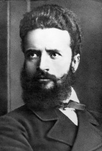 Porträt von Hristo Botev, bulgarischer Dichter und Journalist, auch bekannt als Revolutionär und Nationalheld