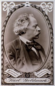 Porträt von Karoly Goldmark (oder Karl) (1830-1915) ungarischer Komponist Fotografie. 19. Jahrhundert. Bologna, civico Museo Museo von Unknown photographer