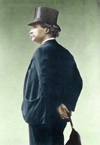 Porträt von Mark Twain (1835-1910)