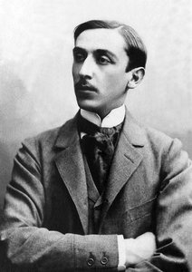 Porträt von Maurice Barres (1862-1923), französischer Essayist, Romancier und Politiker