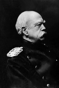 Porträt von Otto Eduard Leopold von Bismarck (1815-1890), Kanzler von Preußen und des Deutschen Reiches von Unknown photographer