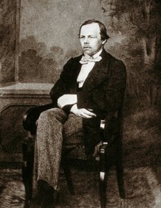Porträt des russischen Schriftstellers Fjodor Dostojewski von Unknown photographer