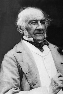 Porträt von William Ewart Gladstone (1809-1898), britischer Premierminister und Politiker. von Unknown photographer